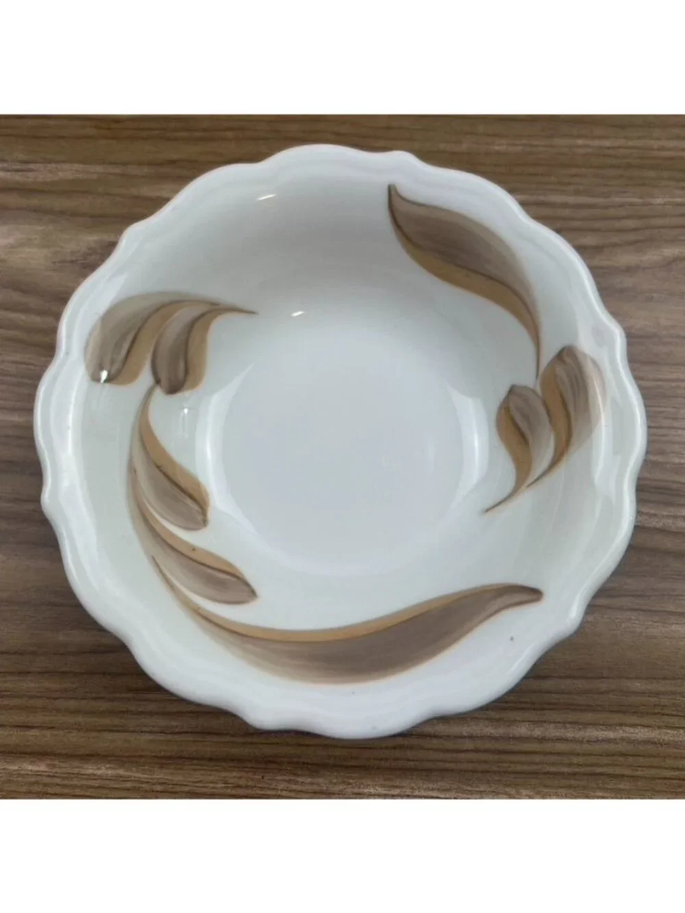 VTG Syracuse China 4 Berry Sauce Bowls Dish Restaurant Ware Autumn Leaves USA